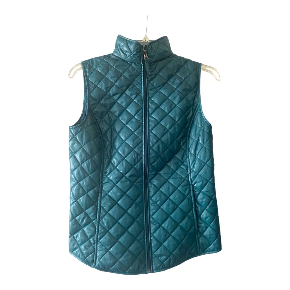 Women's Van Heusen Green Quilted Vest,  Size XS